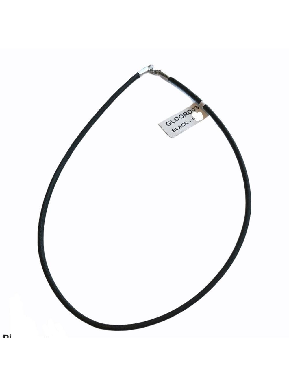 NEW black 18" leather cord for necklace